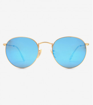 Polycarbonate polarized blue glass