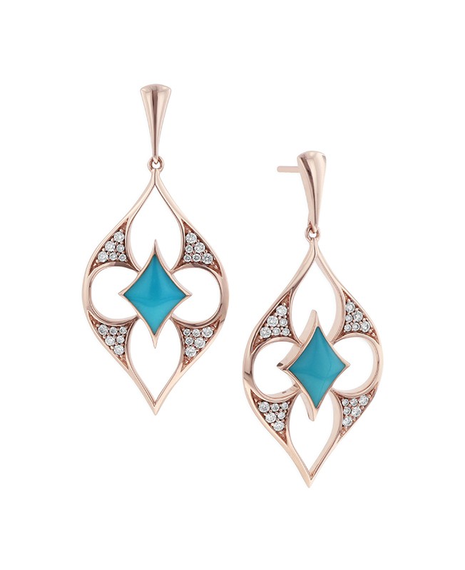 Raizel diamond stud earrings